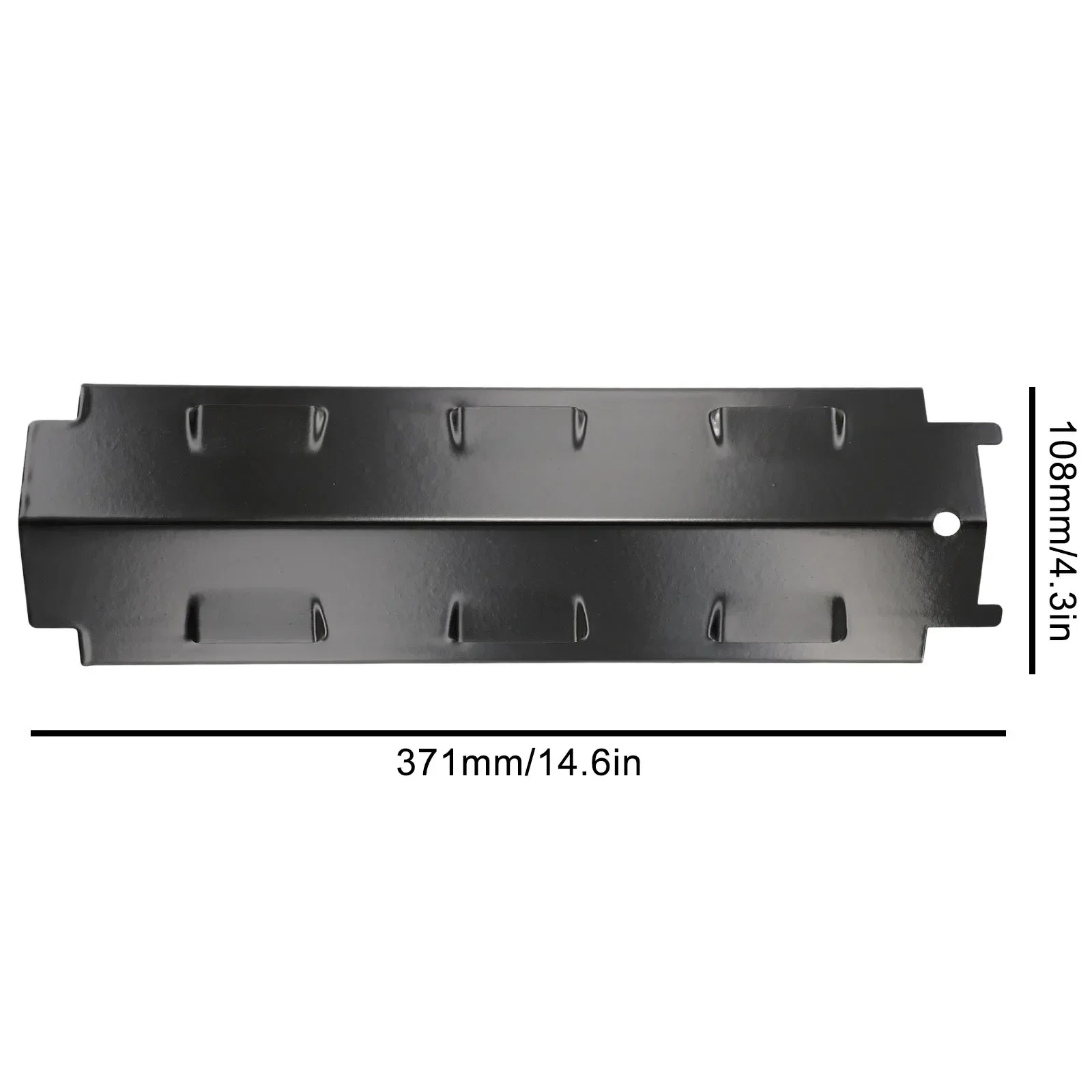 

4 шт. нагревательная пластина, щит из нержавеющей стали, газовый гриль, нагревательная пластина для барбекю для гриля 371x108 мм для 463230710 , 463320109
