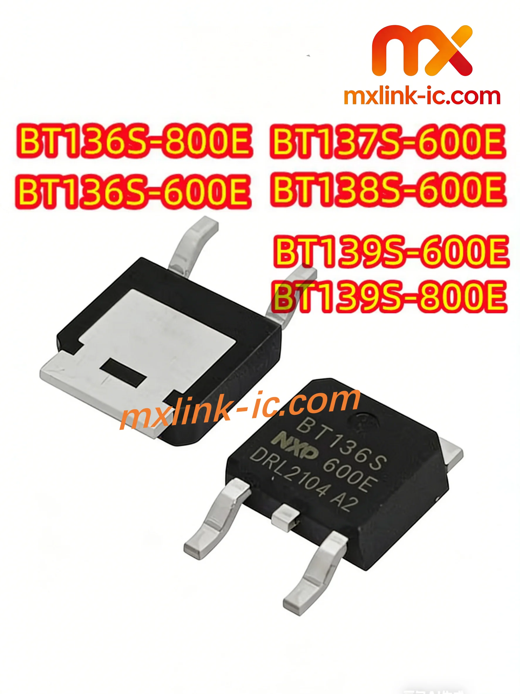 50PCS/lot BT136S-600E -800E BT138S-600E BT137S-600E BT139S-600E -800E