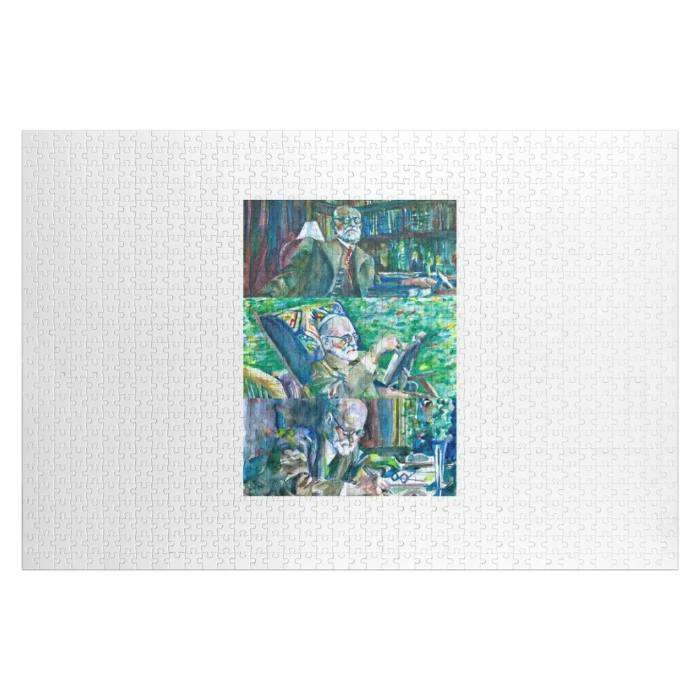

THREE TIMES SIGMUND FREUD .1 Jigsaw Puzzle Jigsaw For Kids Wooden Decor Paintings Toddler Toys Baby Wooden Puzzle
