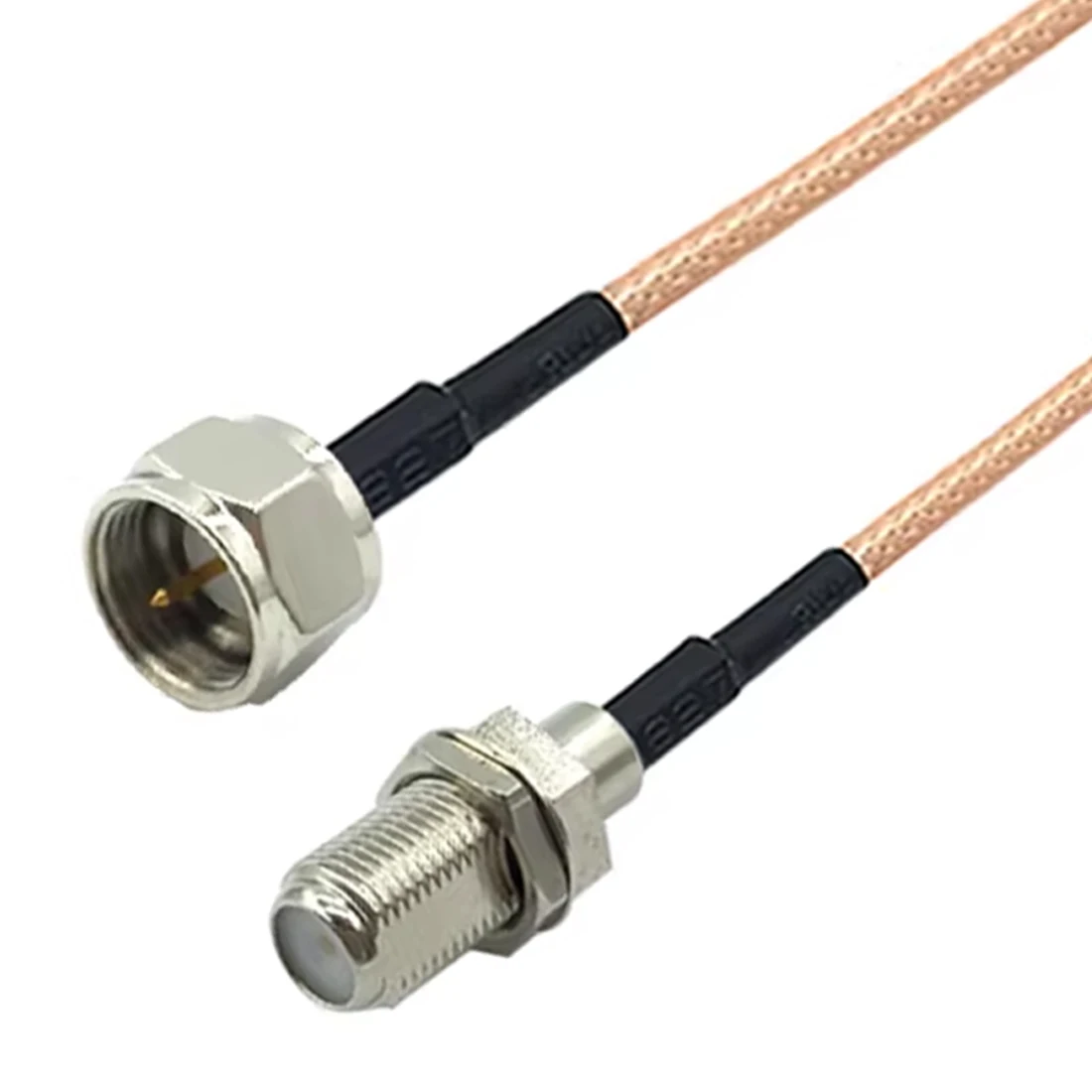 1pc F Male Plug to F Female Jack RG179 Pigtail Cable Adapter 4meters Long