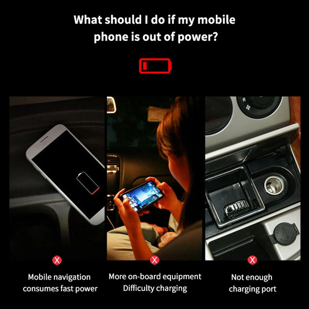 

KEBIDUMEI 12V/24V Car Charger QC3.0 PD Outlet USB Type-C Fast Charging Socket Panel Waterproof Power Adapter Car Accessories