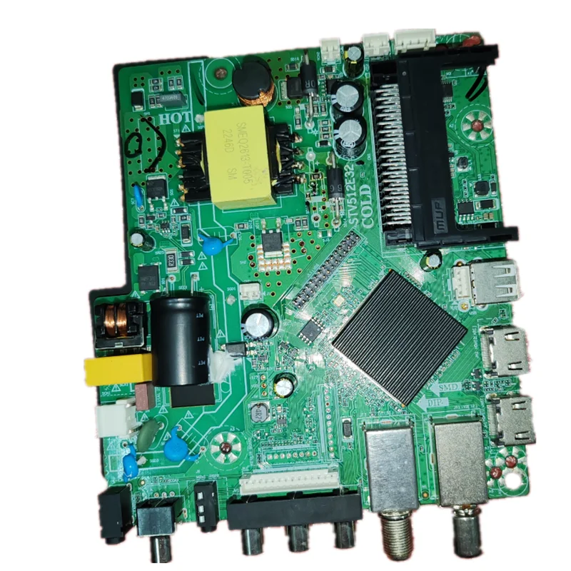 STV512E32 LED tre in una scheda madre TV, foto fisica, testata bene per 55 -- 85V 300ma 25w