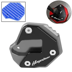 GSX1300R Motorcycle Kickstand Foot Side Stand Enlarge Extension Support Plate Pad For SUZUKI HAYABUSA GSX-R 1300 GSX-R 2007-2021