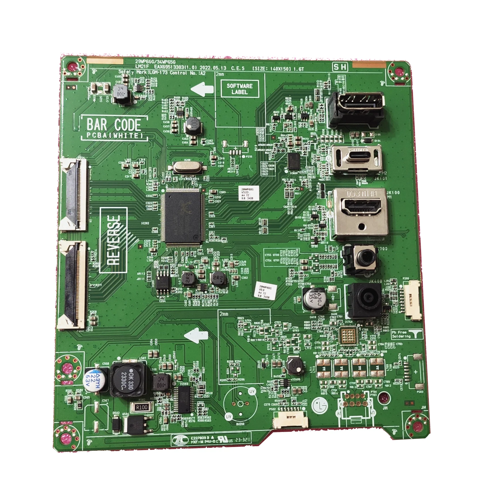 

MAIN BOARD Motherboard EAX69513303(1.0) NEW For LG 29WP60G Monitor