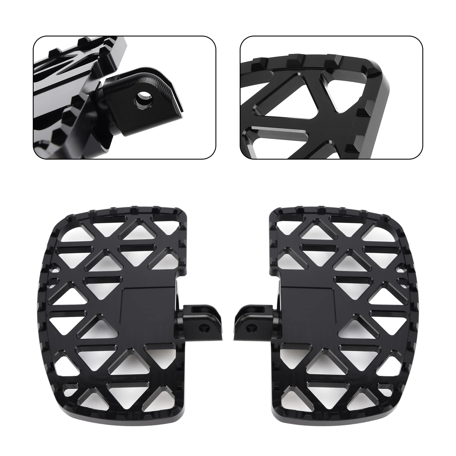 

Topteng Front Footrests Foot Pegs fit for Speedmaster 2018-2025 Rocket 3GT 2020-2025