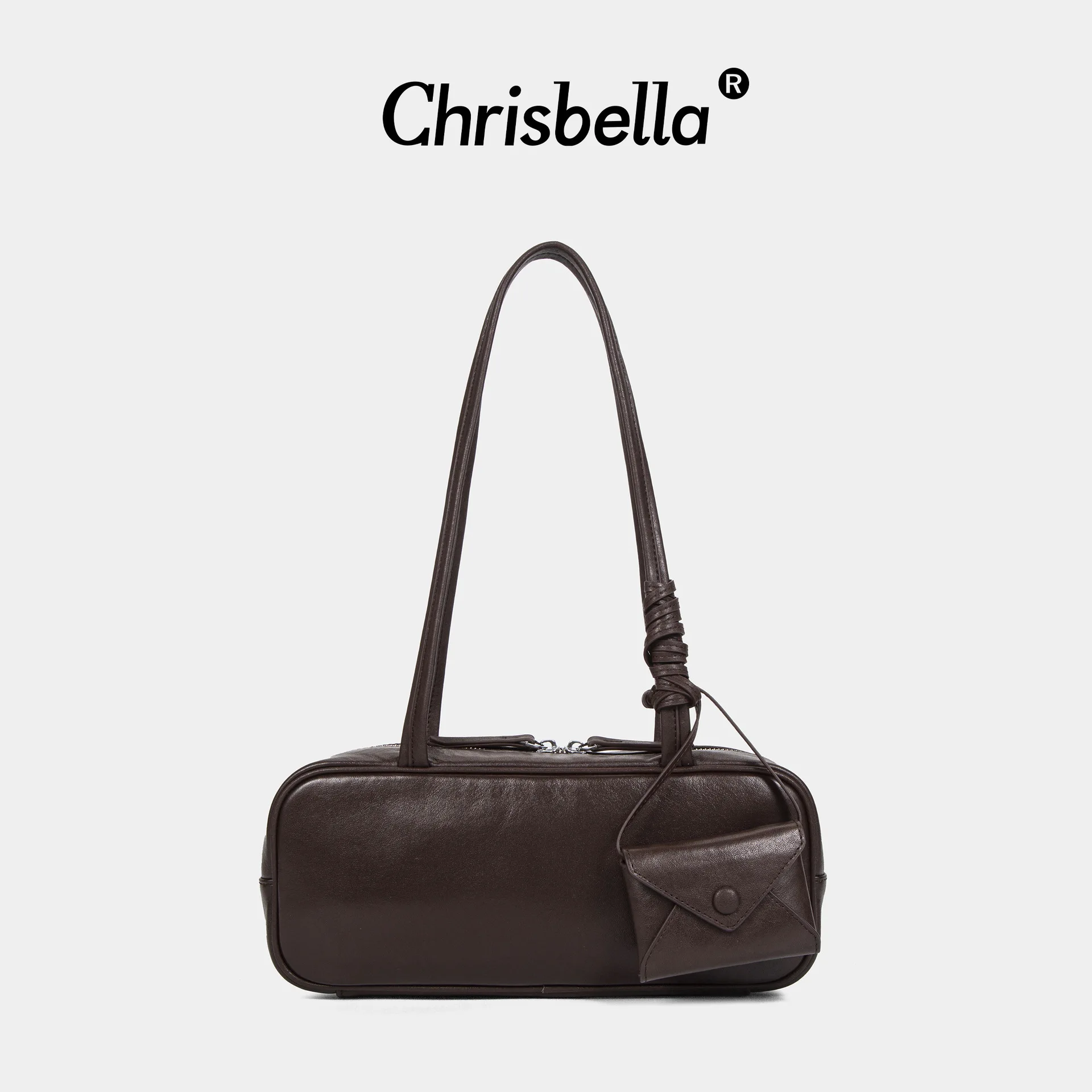 

2025 Vegetable Tanned Top Layer Cowhide Baguette For Dinner Party Belair Horizontal Small Square Bag High-end Sense Shoulder Bag