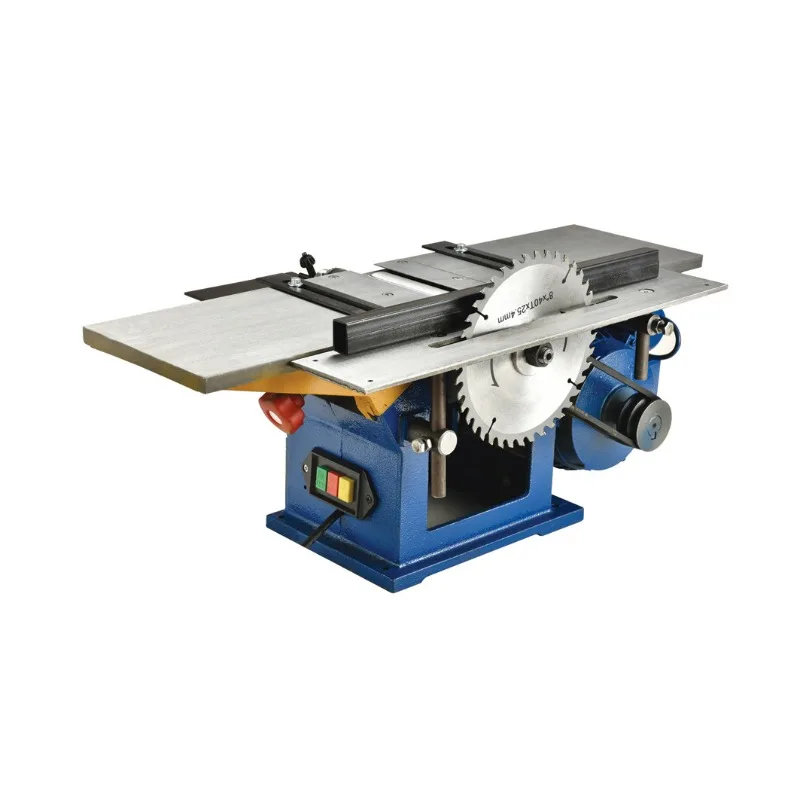 Drilling, table planing, cutting, 3-in-1 woodworking liftable planing type 150, multi-function