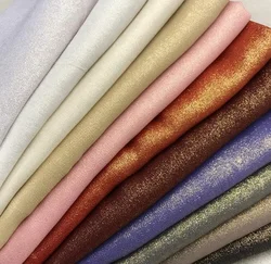 Chiffon Fabric Bronzed Summer Fabric Shiny Bronzing Costume Fabric DIY Stage Cosplay Dress