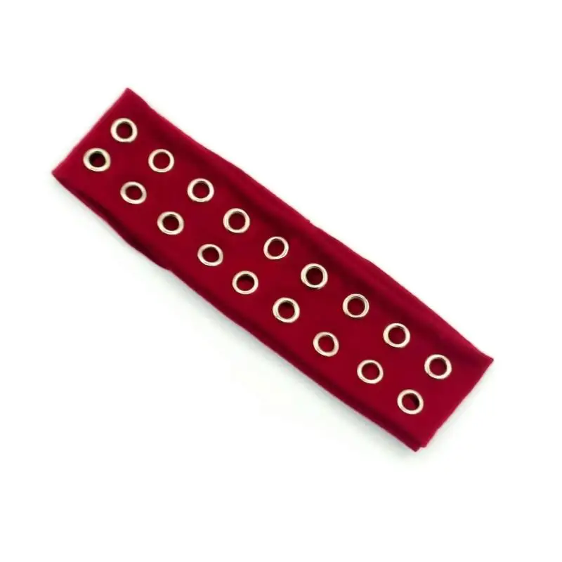 652F ที่คาดผมแบบยืดได้พร้อมตาไก่กลวงสำหรับหูฟังเต้นรำฮิปฮอปสำหรับผู้ชายผู้หญิง