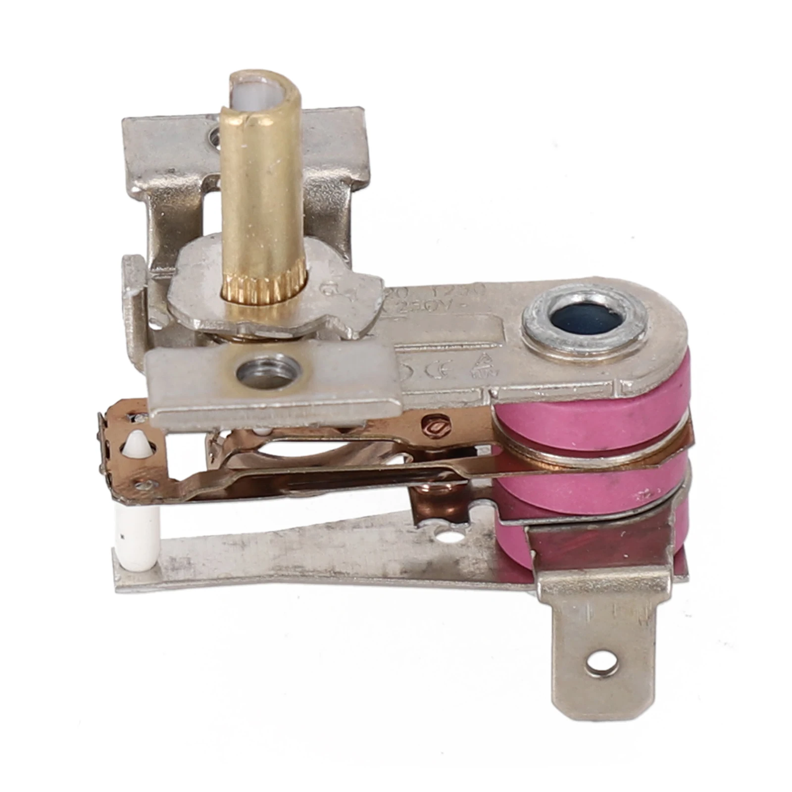 250V 16A Adjustable Temperature Switch Bimetallic Heating Thermostat 90 Celsius KST-220 For Electric Heaters