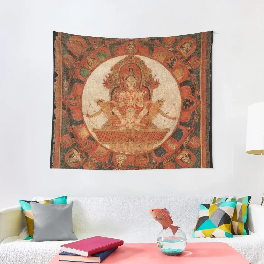 

Buddhist Mandala 67 Chandra Tapestry Aesthetic Room Decors Room Decor Cute Tapestry