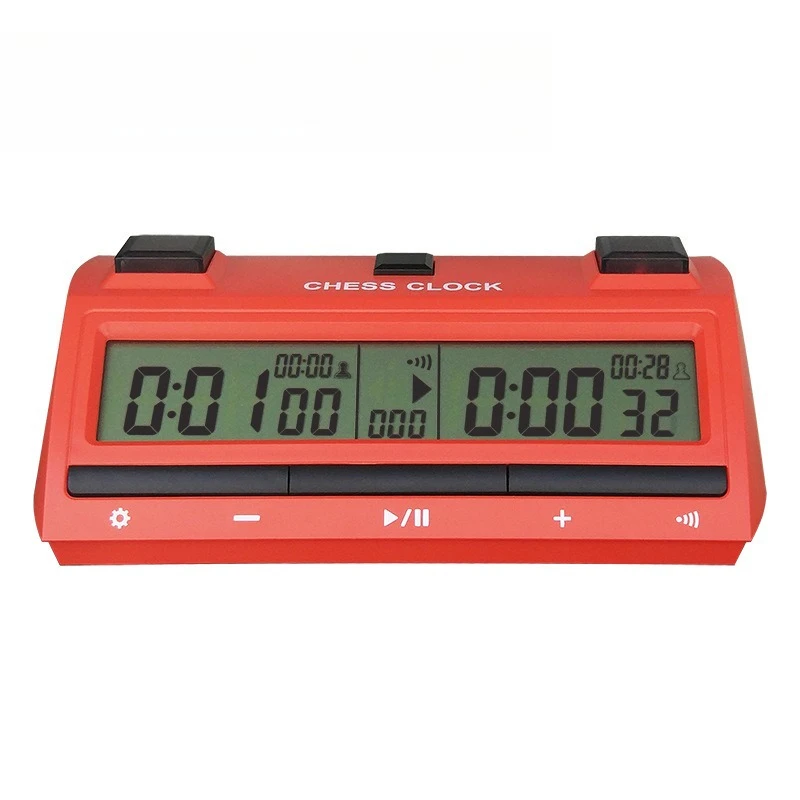 New PS-398 Digital Chess Clock,3-in-1 Multifunction Tournament Timer for International Chess,Go & Chinese Chess