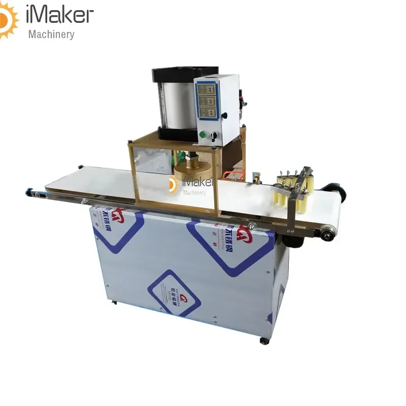Pneumatic Duck Cake Bread Pizza Crust Making Machine Dough Flat Press for Pizza Flatten Machine