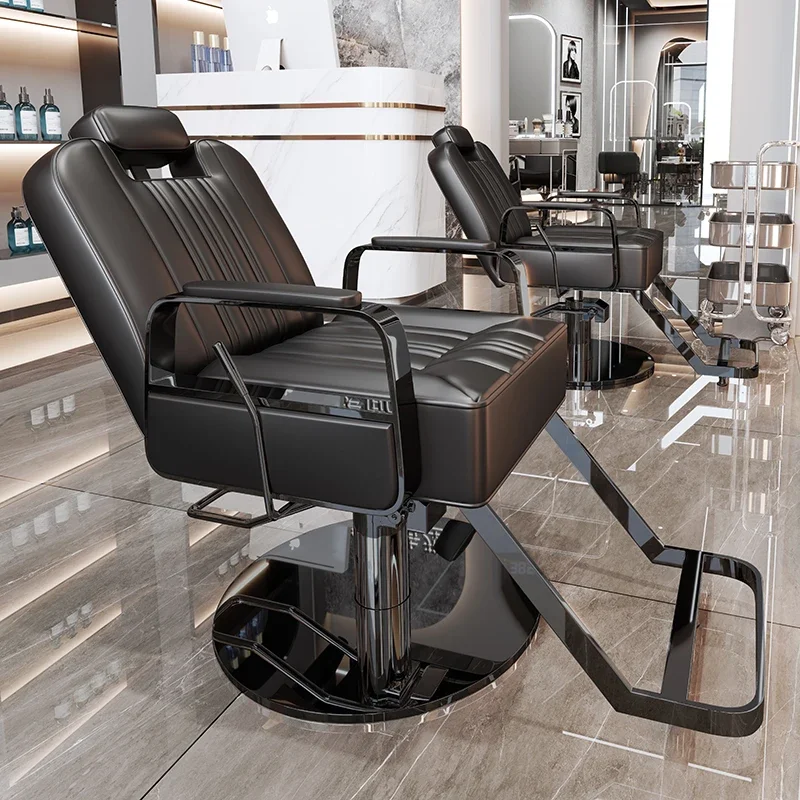 Swivel Barber Chair Barbershop Beauty Stylist Pedicure Chair Hairdressing Recliner Cadeira Barbeiro Hairdressing Furniture