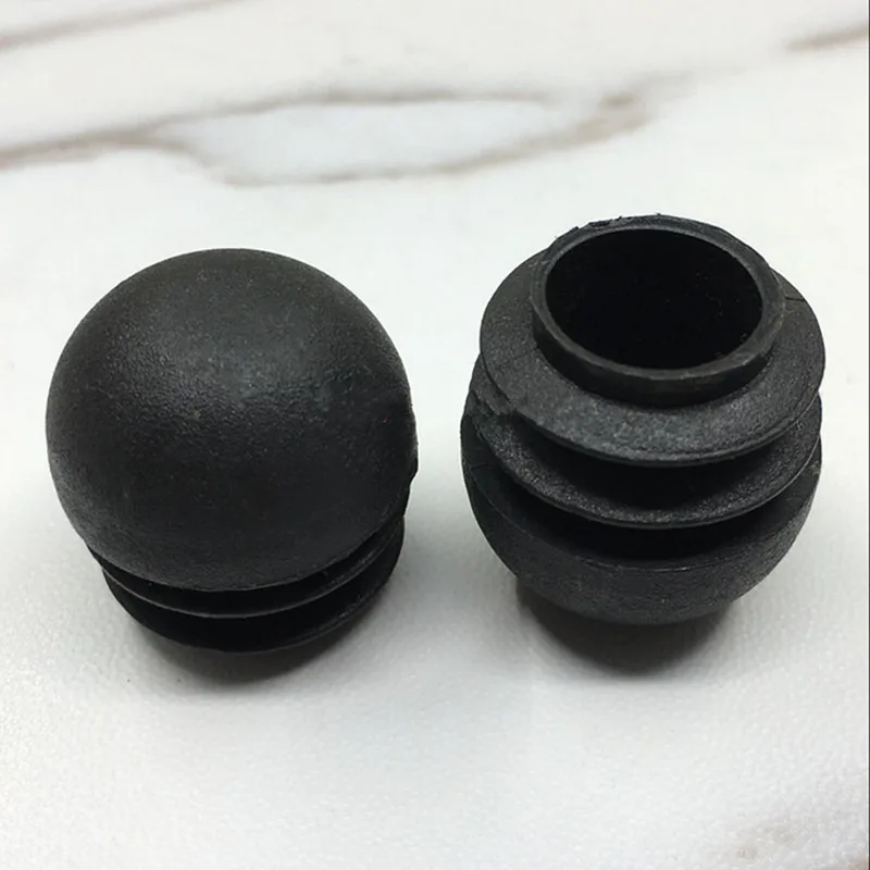 10 stücke 12-76mm Kunststoff Rohr Insert Plug Runde Stahl Rohr End Kappen Non Slip Möbel Bein Dekorative staub Abdeckung Boden Protector