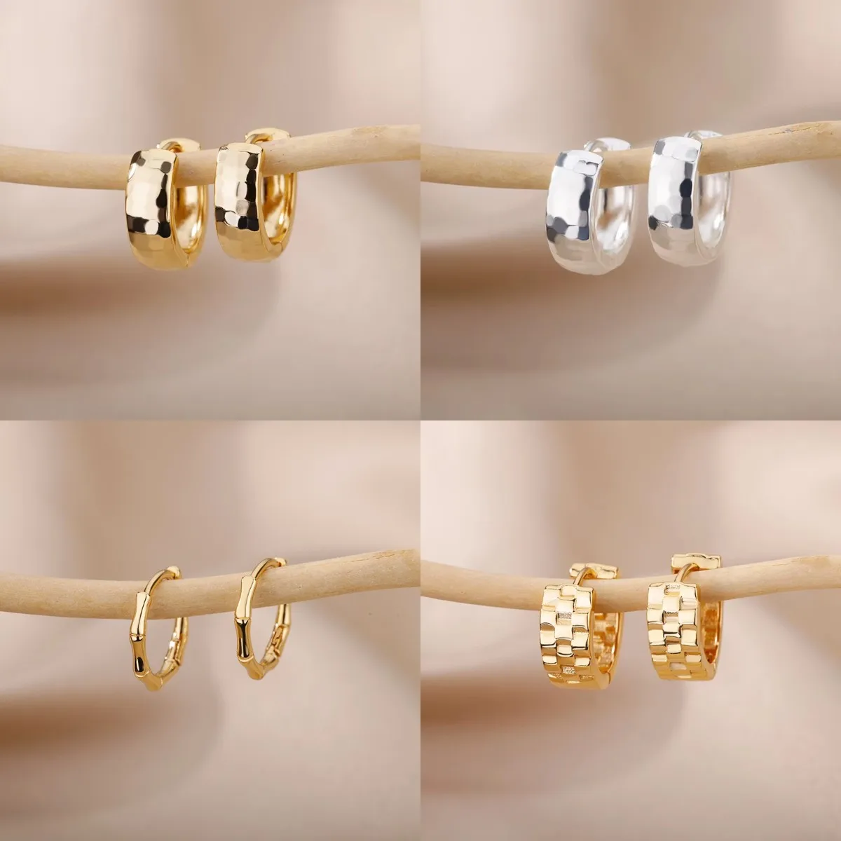 

Fashion Dark Pattern Square Stud Earrings Stainless Steel Round Earrings Ladies Accessories Party Elegant Jewelry Gifts