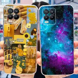 For Realme 8 Case Realme 8 5G Cover New Fashion Space Painted Soft Silicone Phone Case For Realme 8 Pro 8i RMX3085 Realme8 Coque