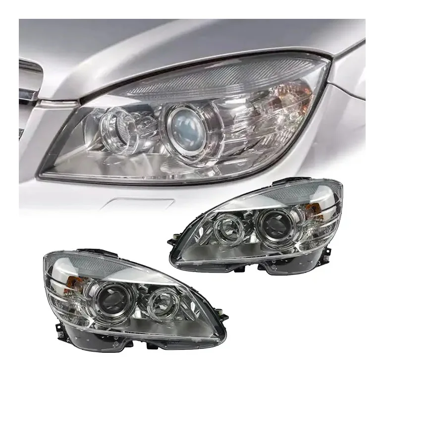 Tingkatkan Ke Sistem Pencahayaan Otomatis Lampu Depan Berkualitas Tinggi Lampu Depan LED Desain Baru untuk Mercedes-benz W204 2009-2011