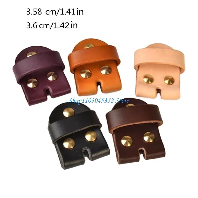 حزام متين من الجلد مع مشبك حزام مصنوع يدويًا من إكسسوارات DIY