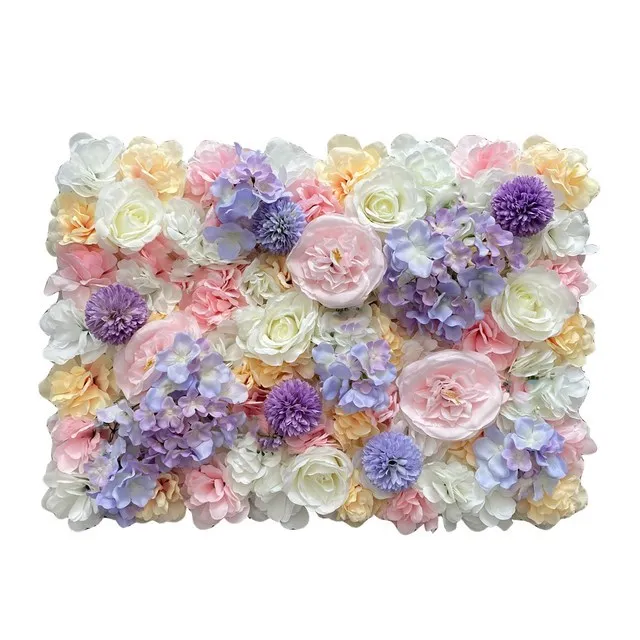 Wedding Decorative Flower Wall Artificial Silk Flowers Home Decoration Accessories Party Backdrop Photography Props Customized