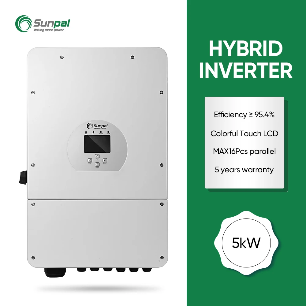 Sunpal 10Kw Hybrid Solar Panels Energy System 5Kw 15Kw 50Kw 20Kw 100Kw Complete Kit Solar Power System With Storage Set for Home