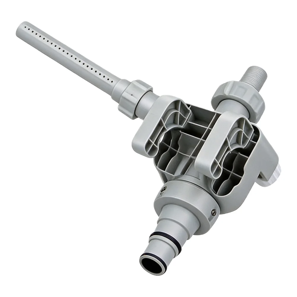 

Dual Nozzle Swimming Pool Fountain Spray Head Providing Visual Enhancement and Improved Water Movement in Garden Pools