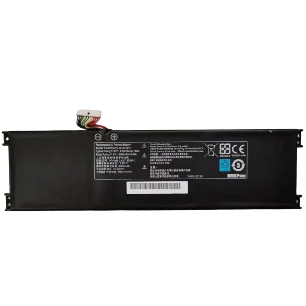 PF4WN-03-17-3S1P-0 PF4WN-00-13-3S1P-0 11.4V 4100mAh 46.74Wh Laptop Battery For HASEE KINGBOOK U43E1 U43S1 For Motile M141 M42