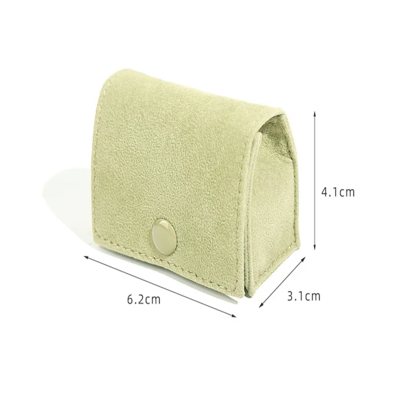 Mini Portable Cloth Bag Jewelry Box Ring Box Ear Studs Earring Box Small Jewelry Earrings Travel Portable Ring Box