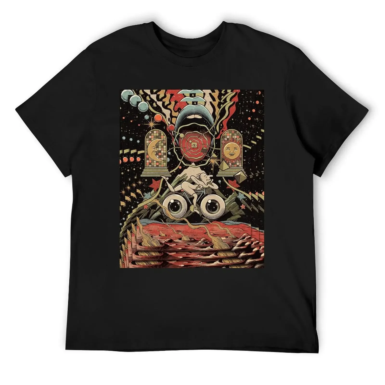 

Trippy Cosmic Exploration T-Shirt plain blacks croswit shirt man big and tall t shirts for men
