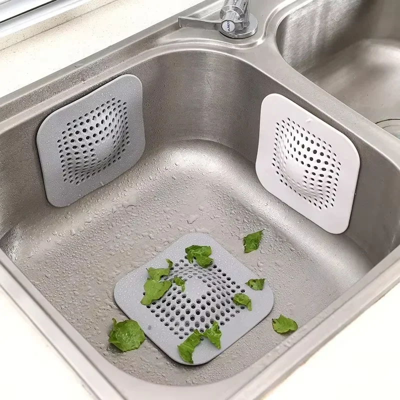 Plug silicone bathroom floor bathtub sink kitchen drain water filter household accessories shower drain filter