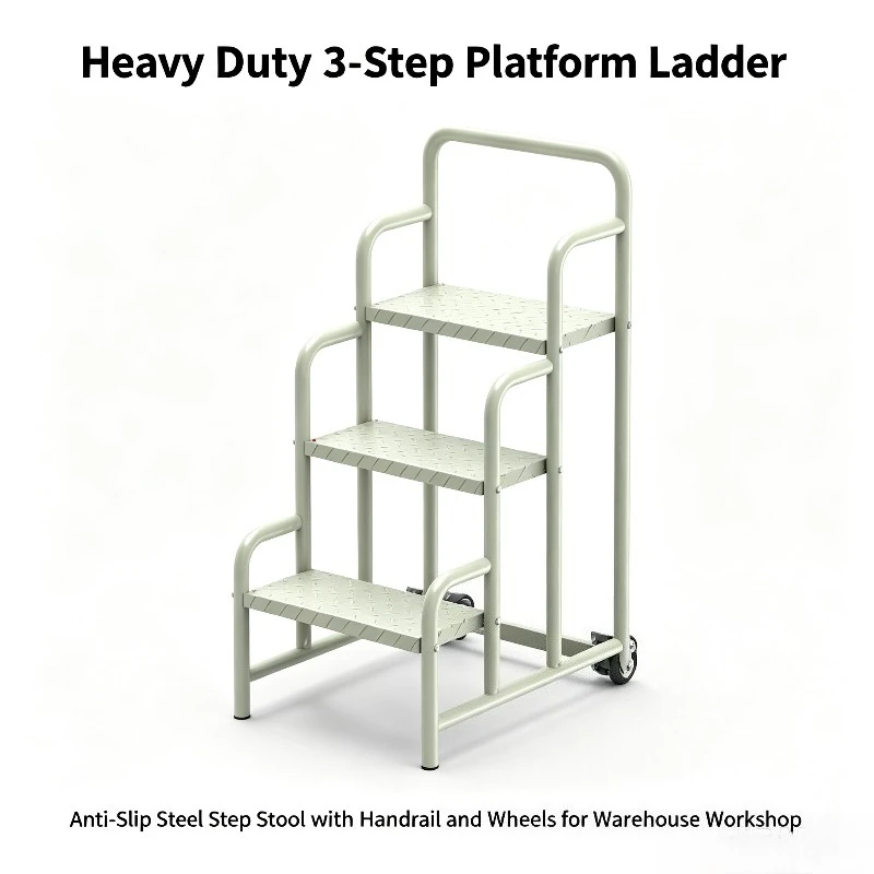 Warehouse Climbing Truck, Supermarket Shelf-type Loading Climbing Ladder, Warehouse Tally and Pickup Movable Pulley Platform