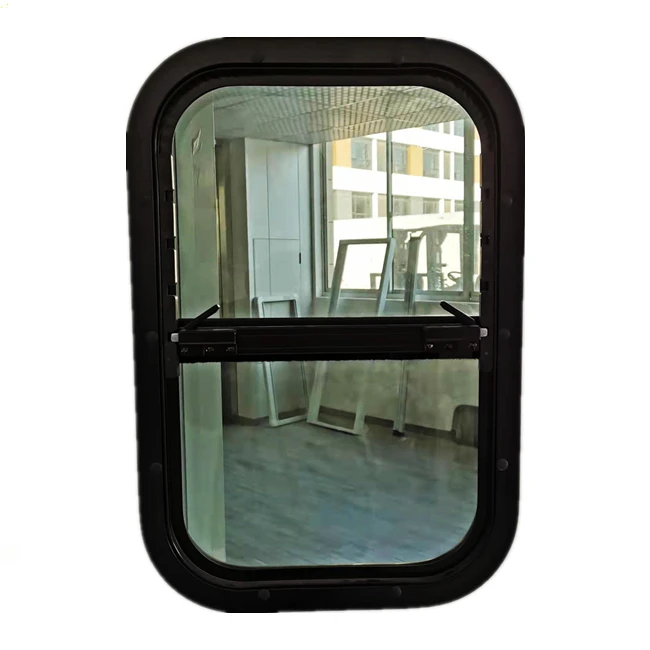 

China Custom Design Camper RV Motorhome Caravan Entry Door With Lifting Window