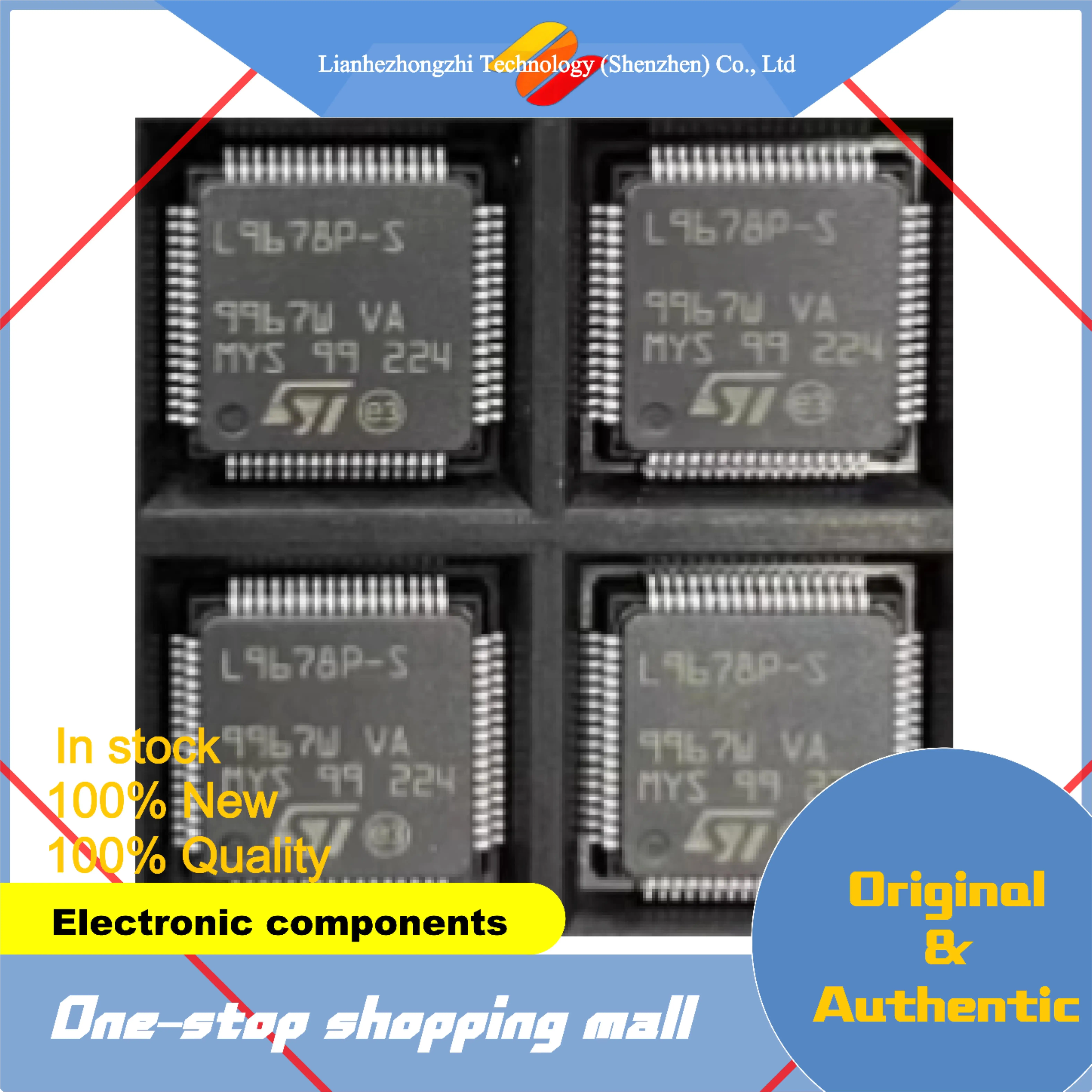 

L9678PTR-S 64-LQFP IC INTERFACE SPECIALIZED PMIC - Power Management ICs SMD 100% NEW