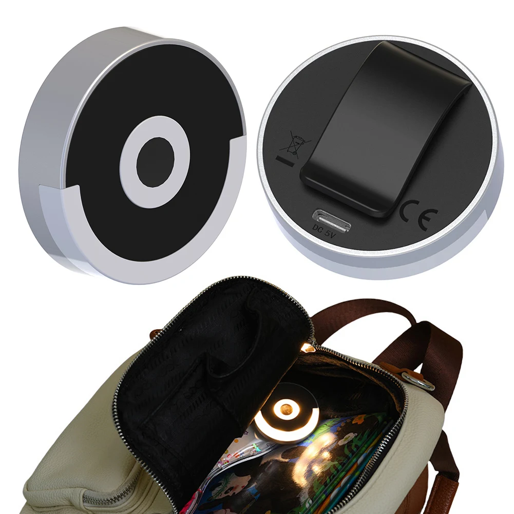 Purse Light with Automatic Sensor Illuminate Your Bag Touch Control Bag Lamp Lightweight Compact Purse Light for Mother Friends