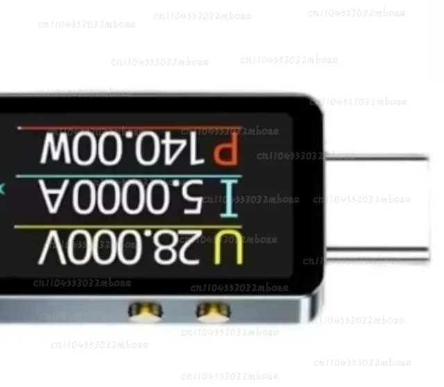 USB Tester PD3.1 Type-C Voltmeter Ammeter | 28V Color Screen Digital Multimeter, MacBook, Fast Chargers |  CC1