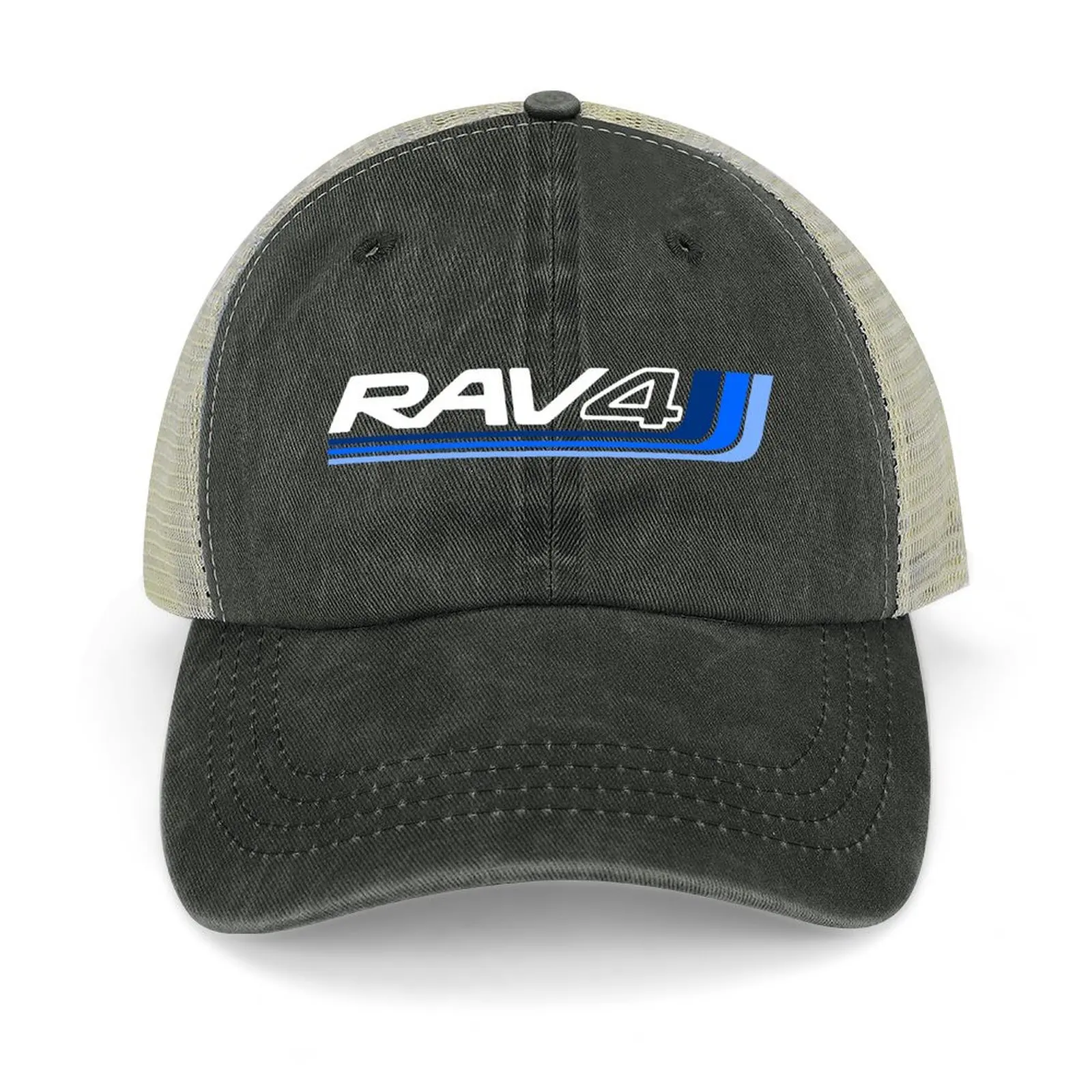 

RAV4 Heritage Blues color Artwork Cowboy Hat Luxury Cap cute Trucker Hat New In Hat Mens Caps Women's