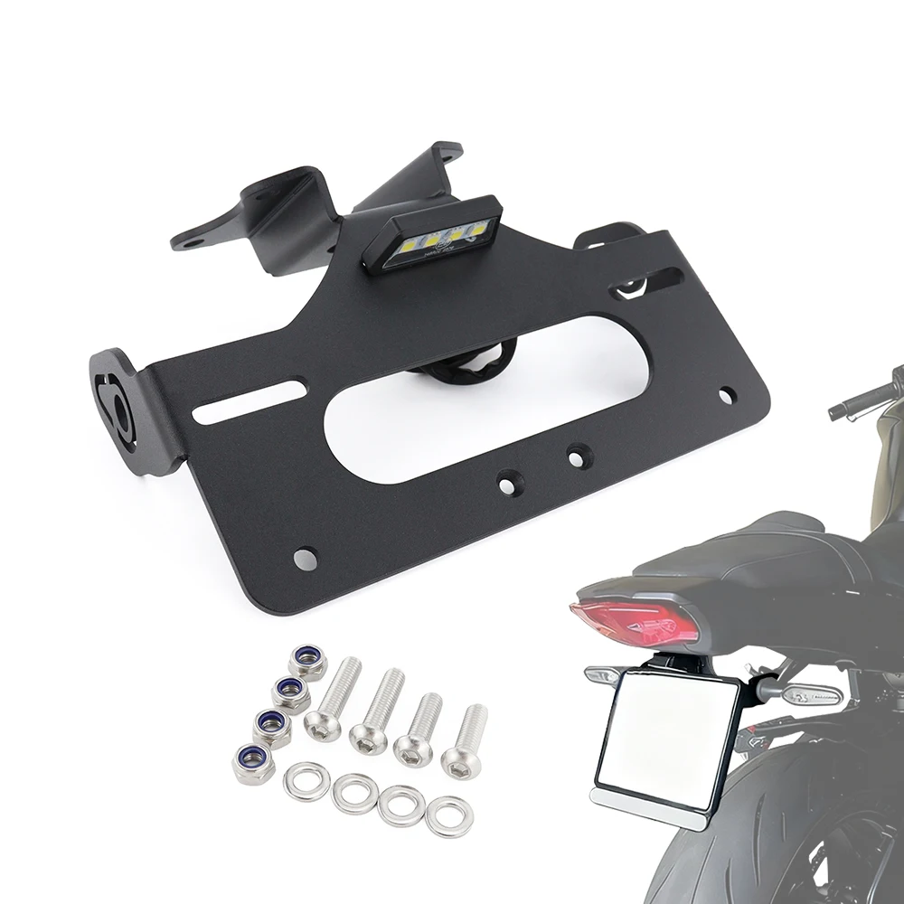 

Для YAMAHA MT-10 FZ-10 2017-2025 MT-10/SP 2022 2023 2024 2025 ​ Комплект для устранения крыльев заднего хвоста мотоцикла, аккуратный номерной знак