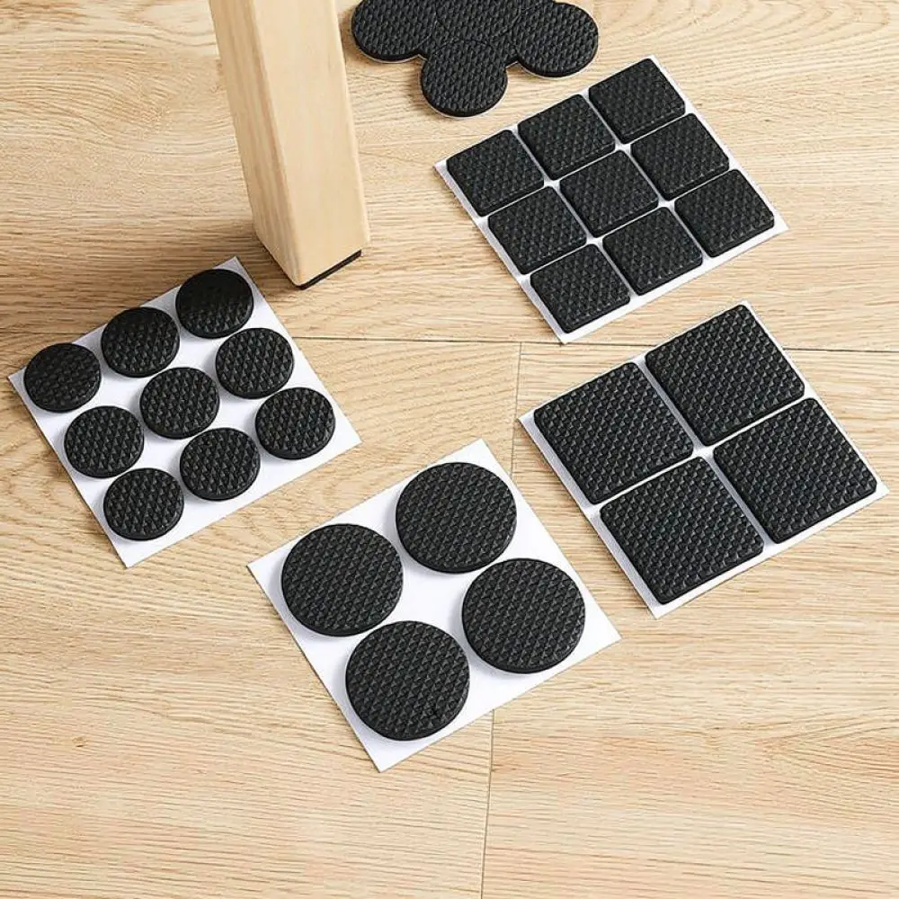 Floor Guards For Furniture Anti Slip Rubber Feet Mats Silent Chair Leg Caps Scratch Resistant Table Surface Protection Pads