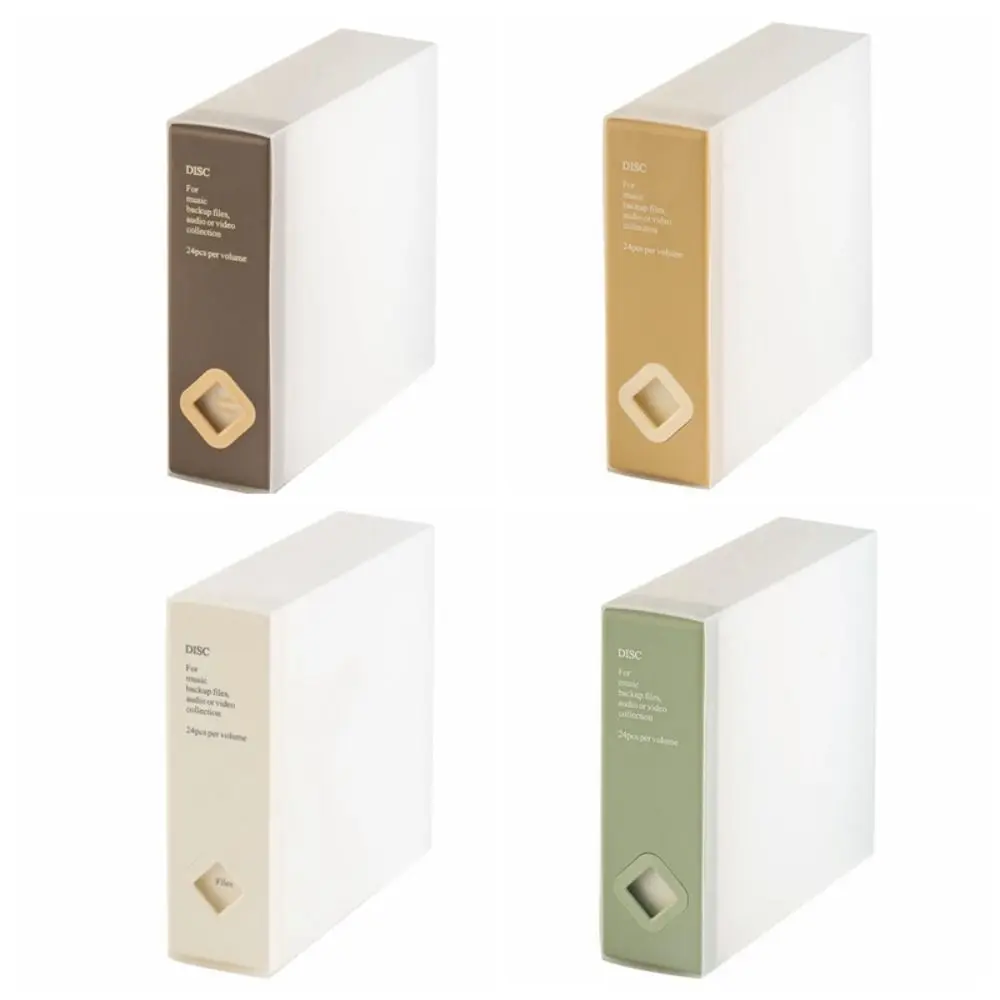 

Portable 24 CD Capacity CD Case CD Sleeve DVD Wallet CD Storage Box Collocation DVD Organizer CD Disc Package For Car