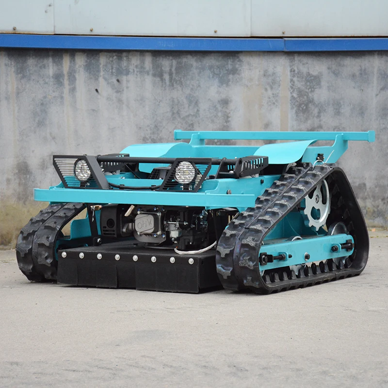 

Customized Lawn Mower Multi functional Track type Intelligent Remote Control Lawn Mower China Hot Selling Style