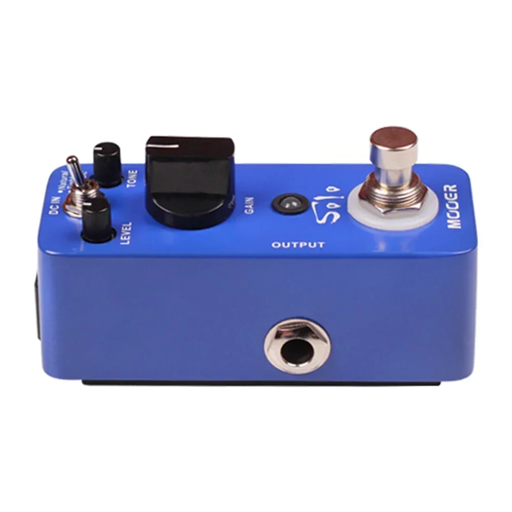 Педаль эффектов для гитары MOOER Solo Distortion High-Gain, 3 режима, натуральный плотный классический эффект, настоящий байпас, детали для электрогитары
