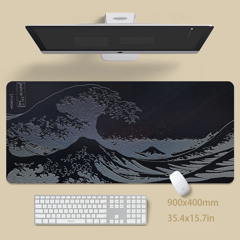 

Japanese Large Desk Pads 100x50cm Big Computer Mousepads Gaming Mousepad Big Keyboard Mats Gamer Mouse Pad Desk Mat