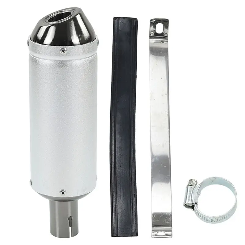 Practical For Universal Motorcycle Muffler Systems 28Mm Exhaust Pipe For 110Cc-160Cc Motorbikes Dirt Pit Bike ATV Scoot