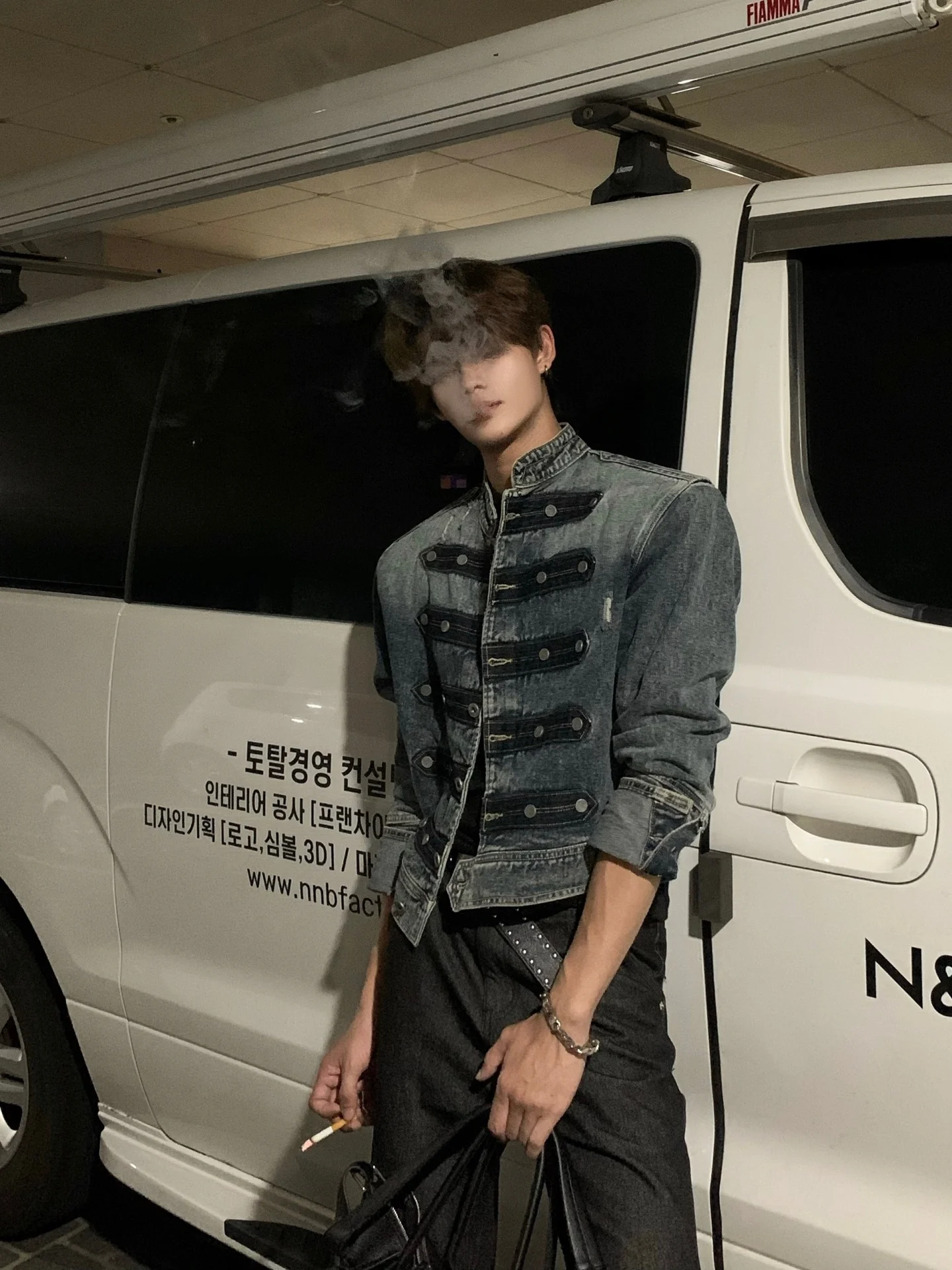 Aceh Vintage Deconstructed Napoleon Hussar Denim Jacket Men's Washed Korean Style Street Feel Short Coat Fashion Urban Dance ...