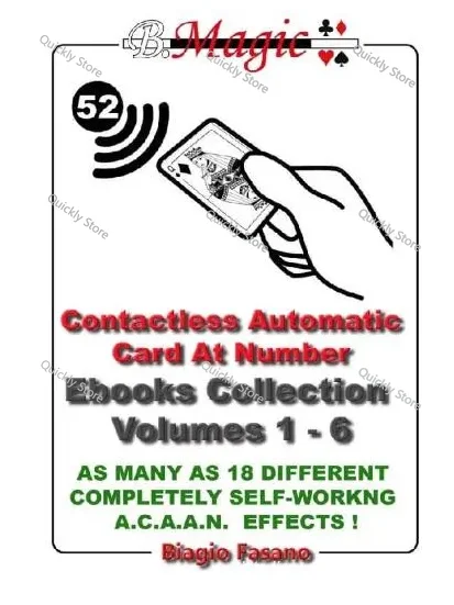 

2025 Contactless Automatic Card At Number 1-6 by Biagio Fasano -Magic tricks(Instant Download)