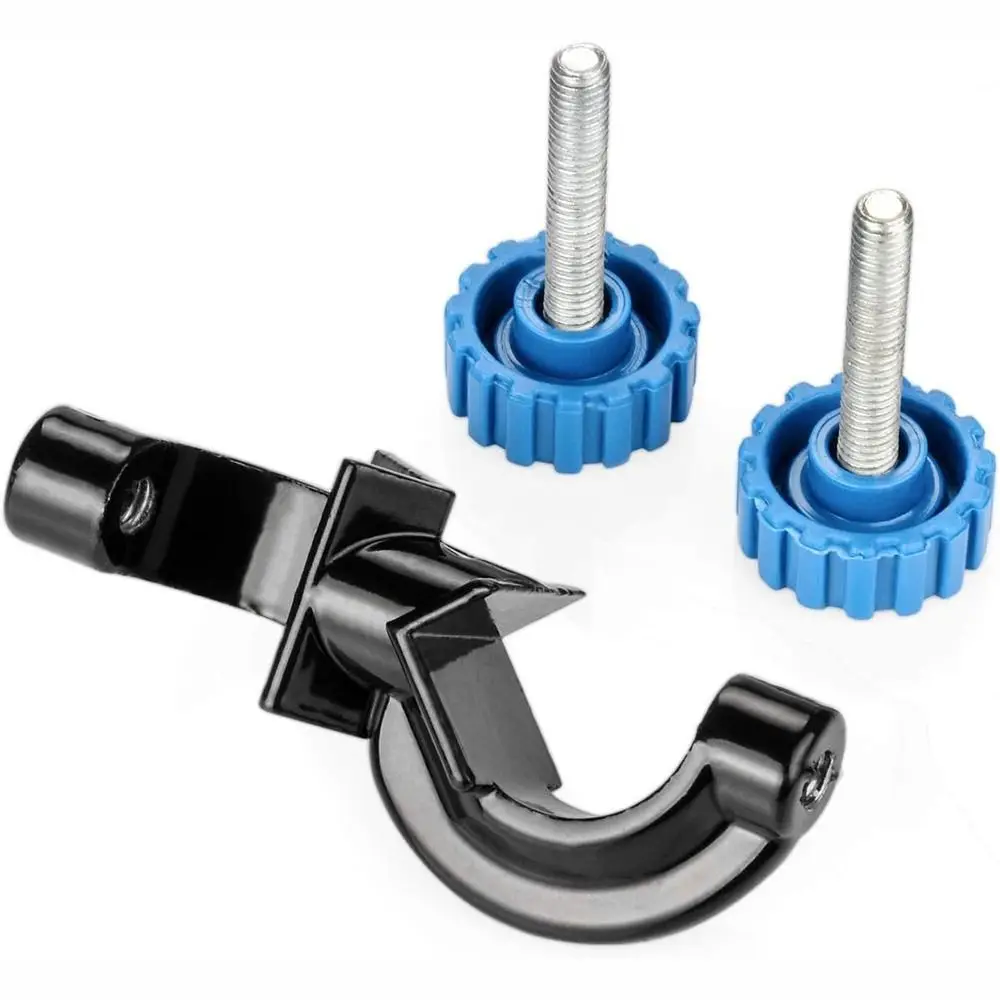 1/4Pcs with Boss Head Rods Aluminum Alloy Lab Stand Clamp Holder Laboratory Rod Clamp Support Clip Laboratory Use