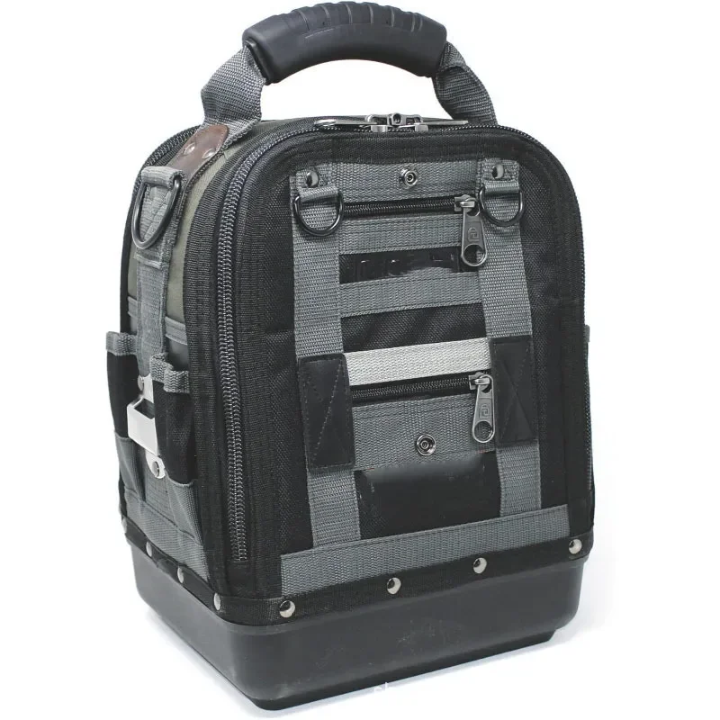 Large Capacity Multi Functional Tool Kit With Multiple Zippers And Compartments For Convenient Storage Strong Durable