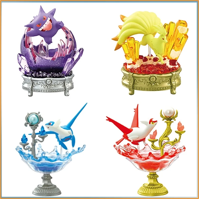 รีเมนท์ โปเกมอน เจมสโตน คอลเลคชั่น ชายนี่ มิสเตอร์ซิส วันเดอร์ - ลาเทียส, ลาเทียส, ลีฟีออน, เก็นการ์, พิคาชู, นินเทลส์ โมเดลของเล่นสะสม ของขวัญ