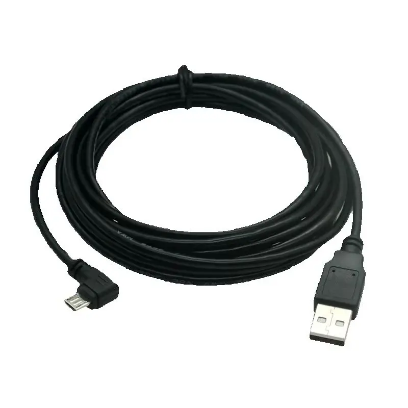 Angled 90 Degree USB Micro USB Male to USB Male Data Charge Cable up down Left Right 25cm/50cm Options for Tablet 5ft to 5M Leng