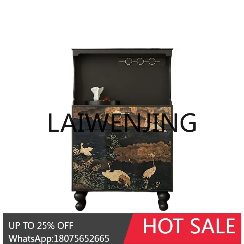 

RWJ Living Room Sofa Edge Coffee Cabinet Bar Integrated Storage Cabinet